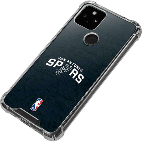 NBA San Antonio Spurs Distressed Google Pixel 4a 5G Clear Case